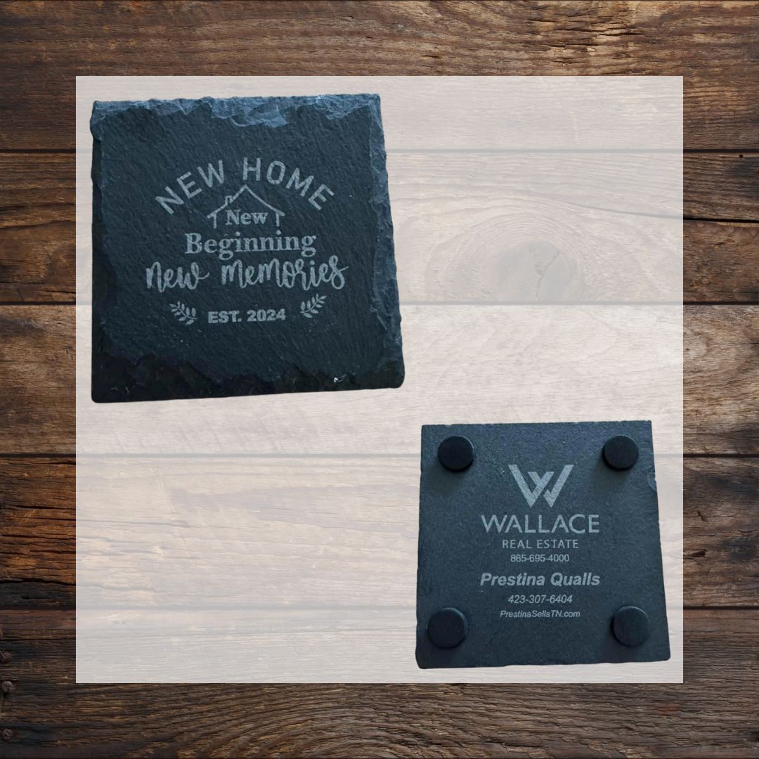 Square Customizable Coaster Set | Set of 4