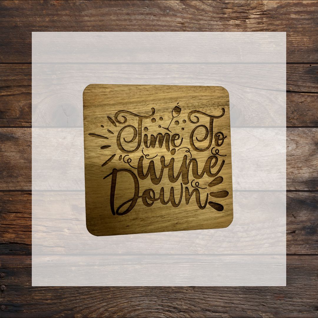 Square Customizable Coaster Set | Set of 4