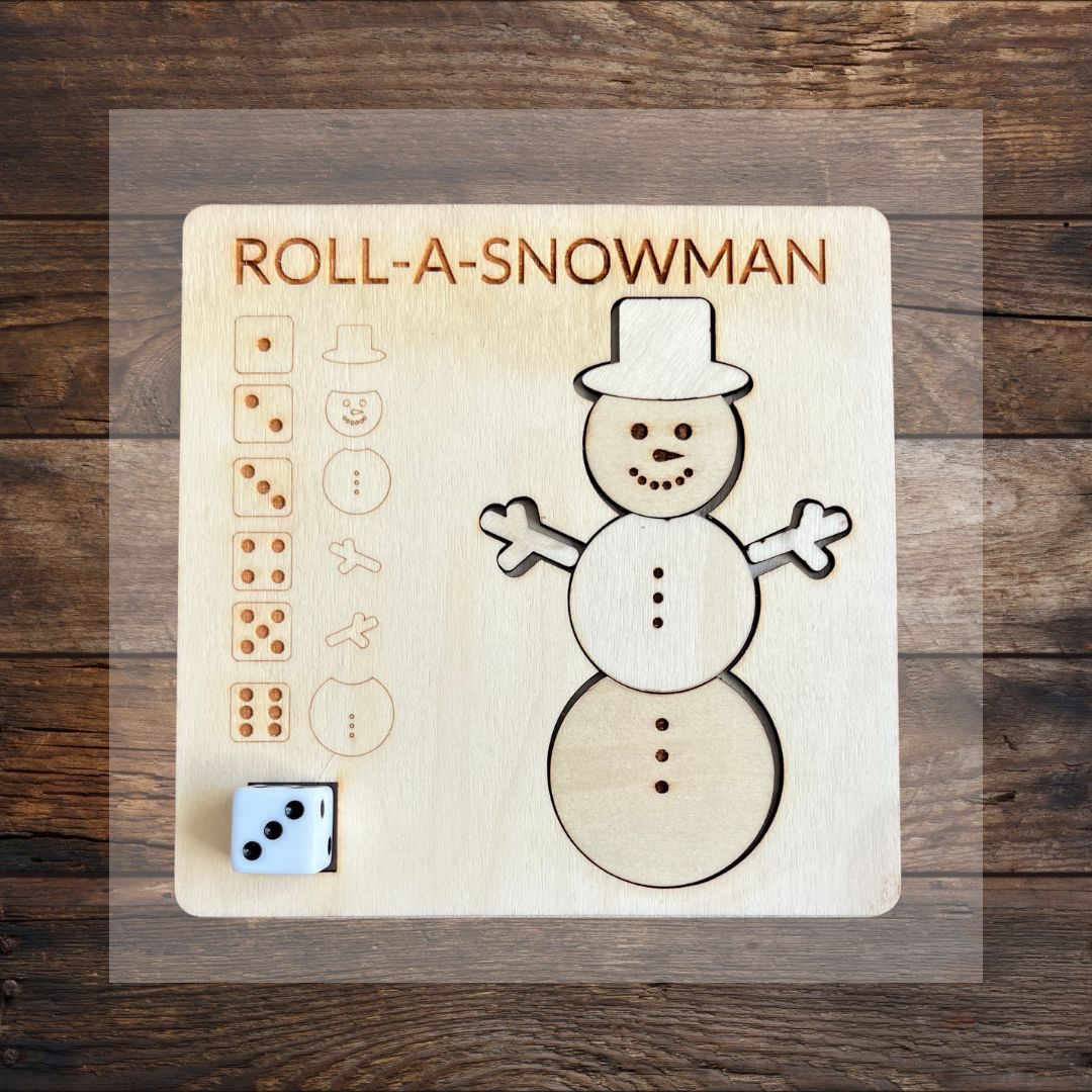 Roll-A-Snowman Dice Game