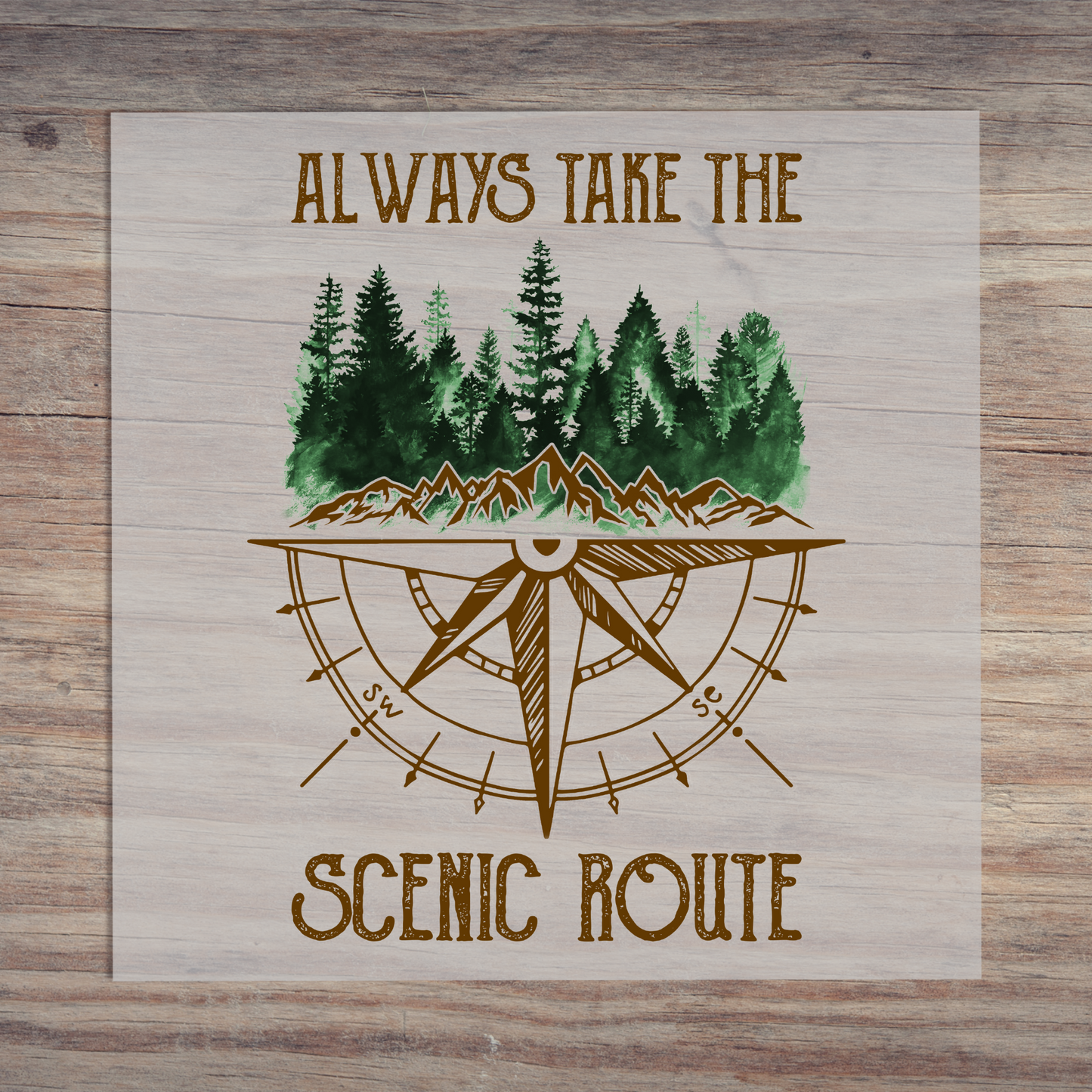 Always Take The Scenic Route