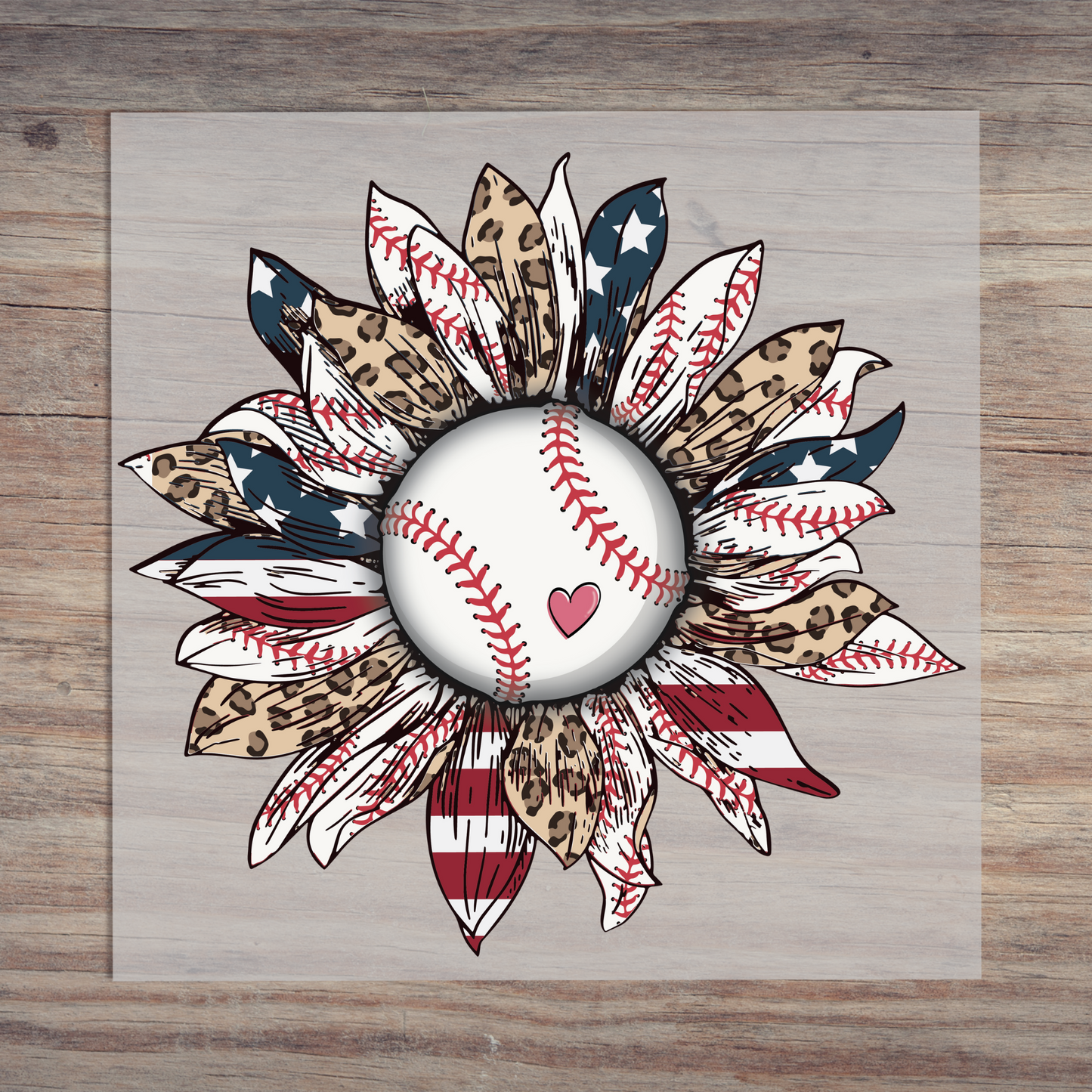 Baseball Sunflower