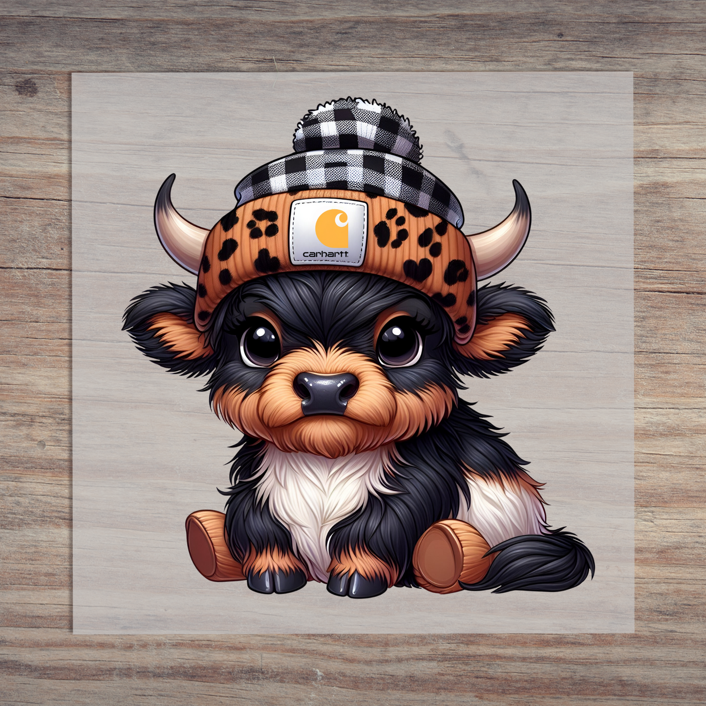 Black and Brown Baby Cow