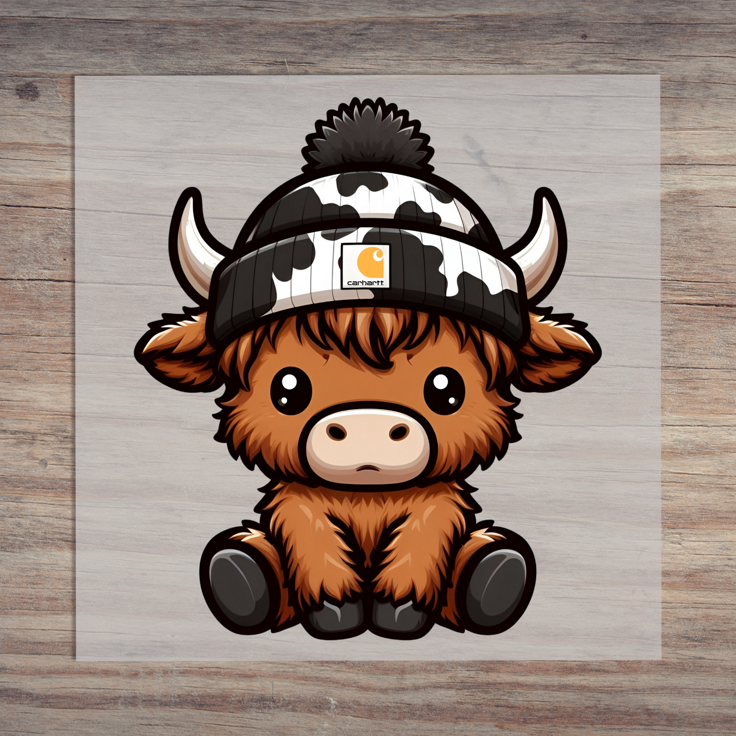 Black and White Milk Cow Hat