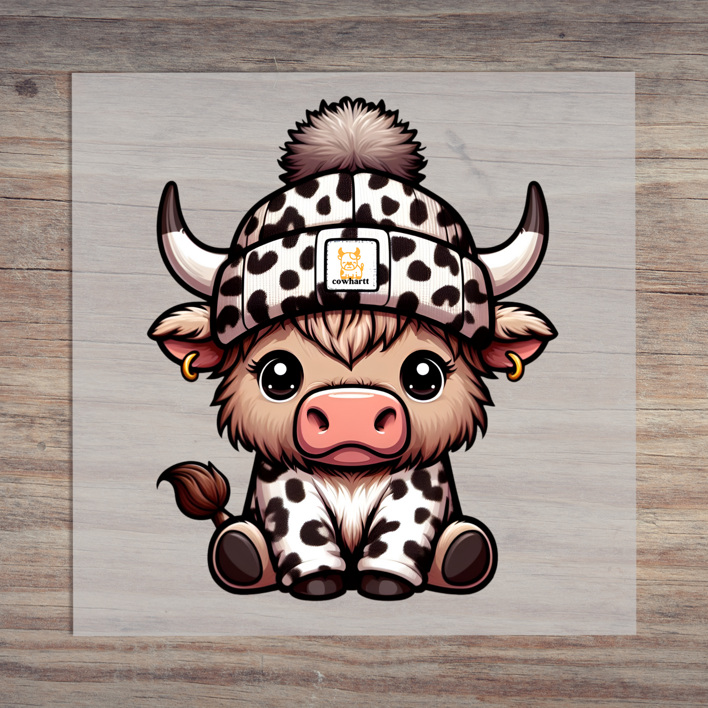 Brown Cheetah Spotted Cow
