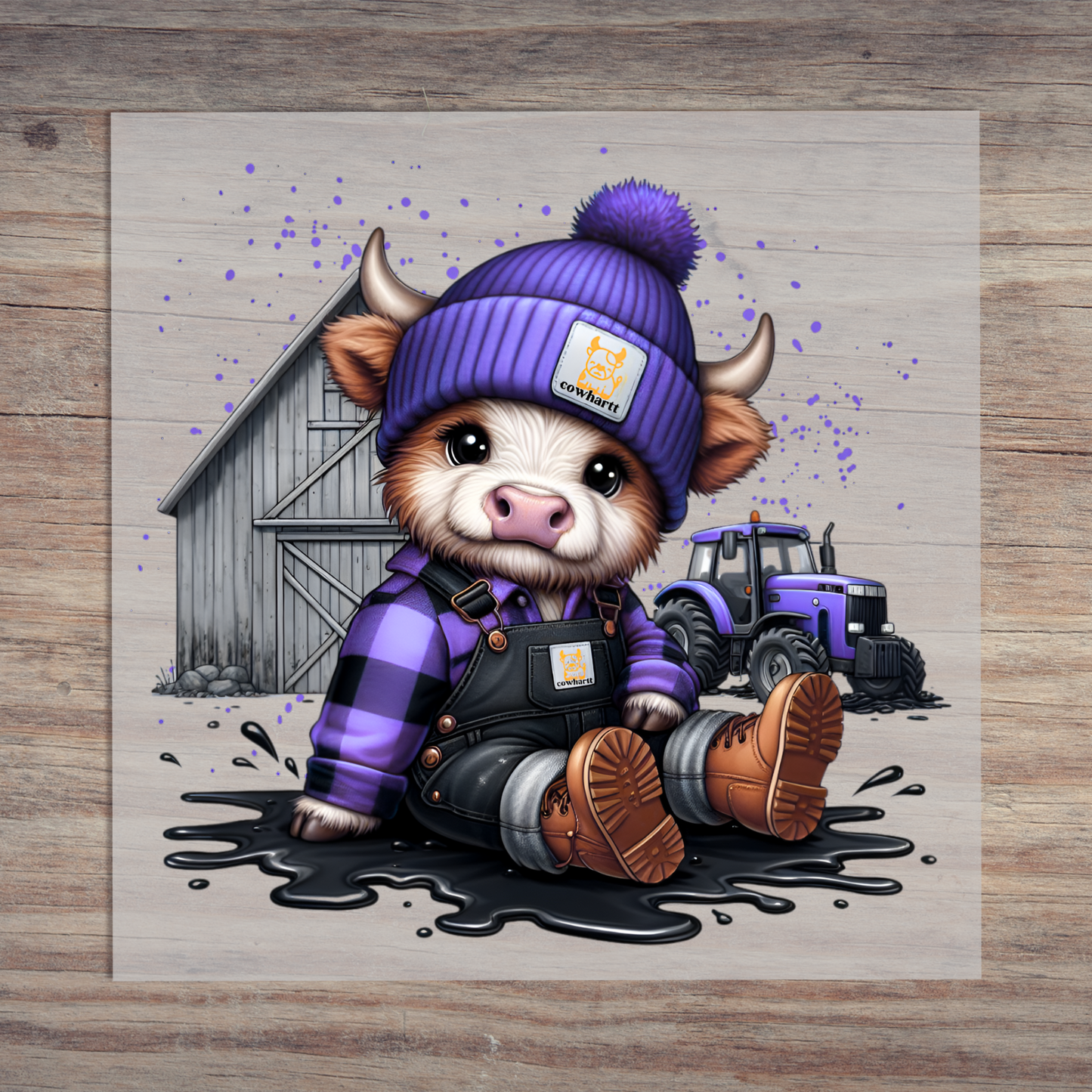 Tractor Cow