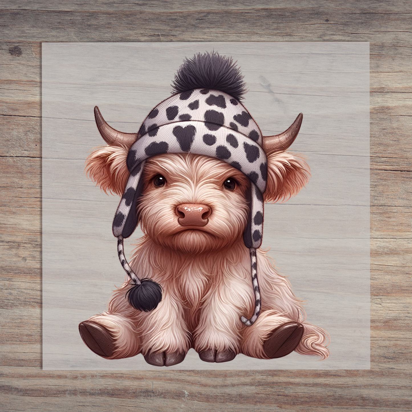 Cheetah Hat Cow