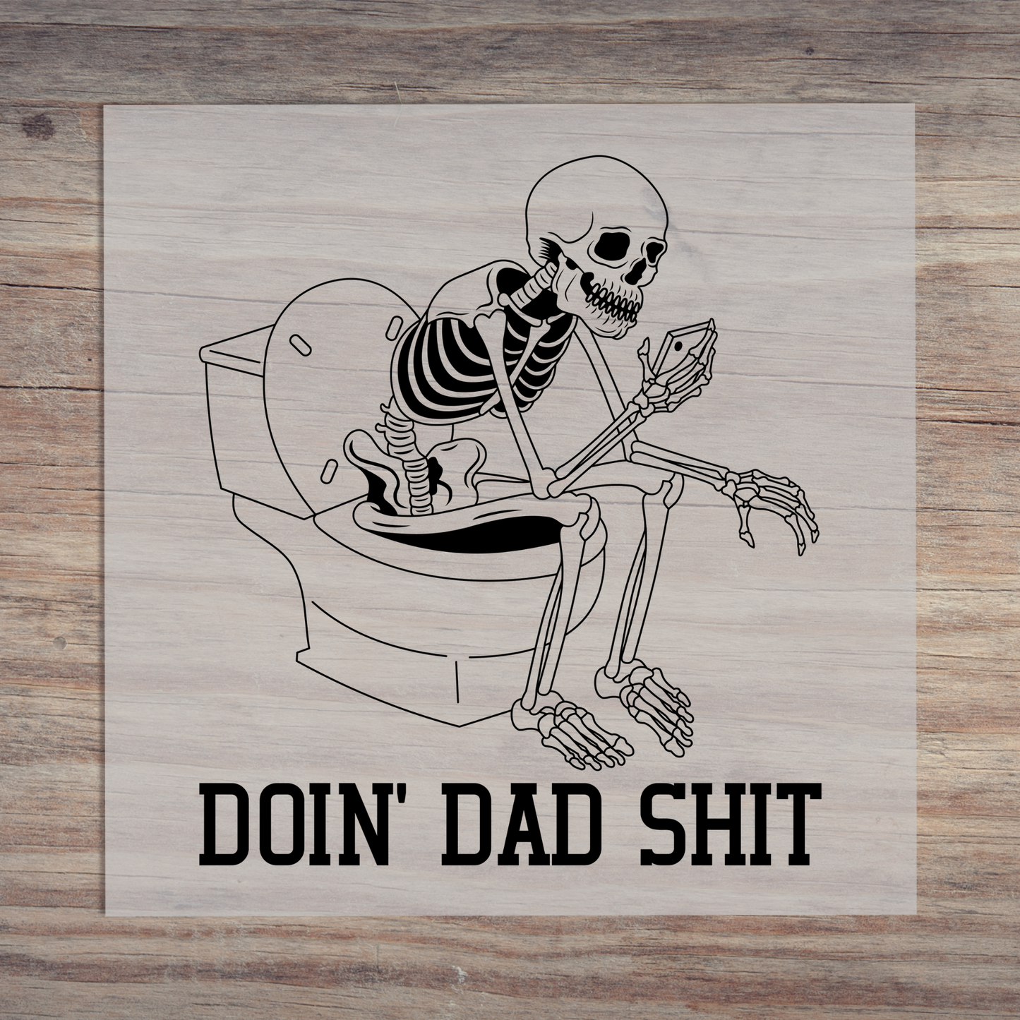 Doin Dad Shit Black