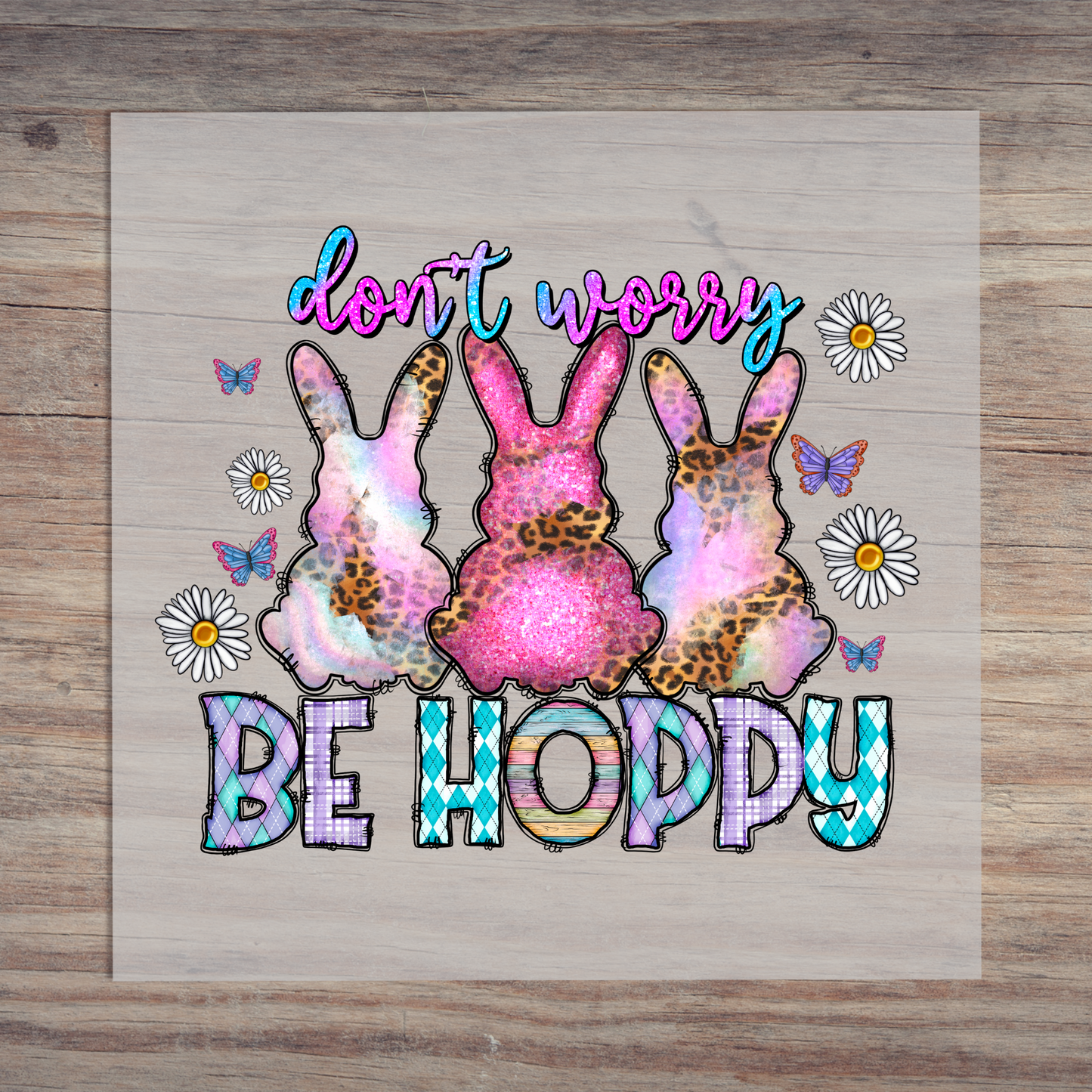 Don't Worry Be Hoppy Pink