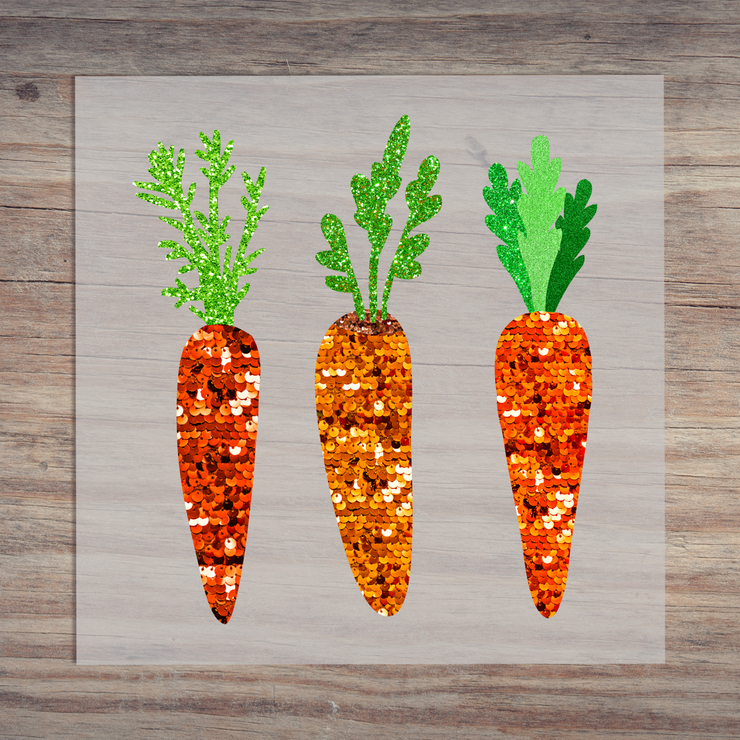 Glitter Carrots