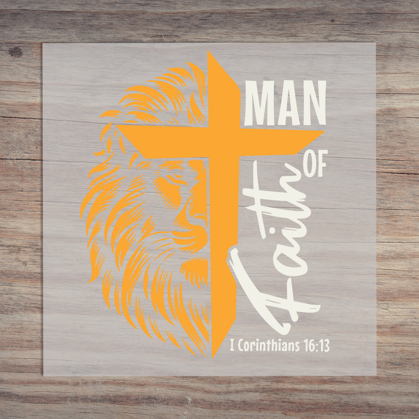 Man Of Faith Orange