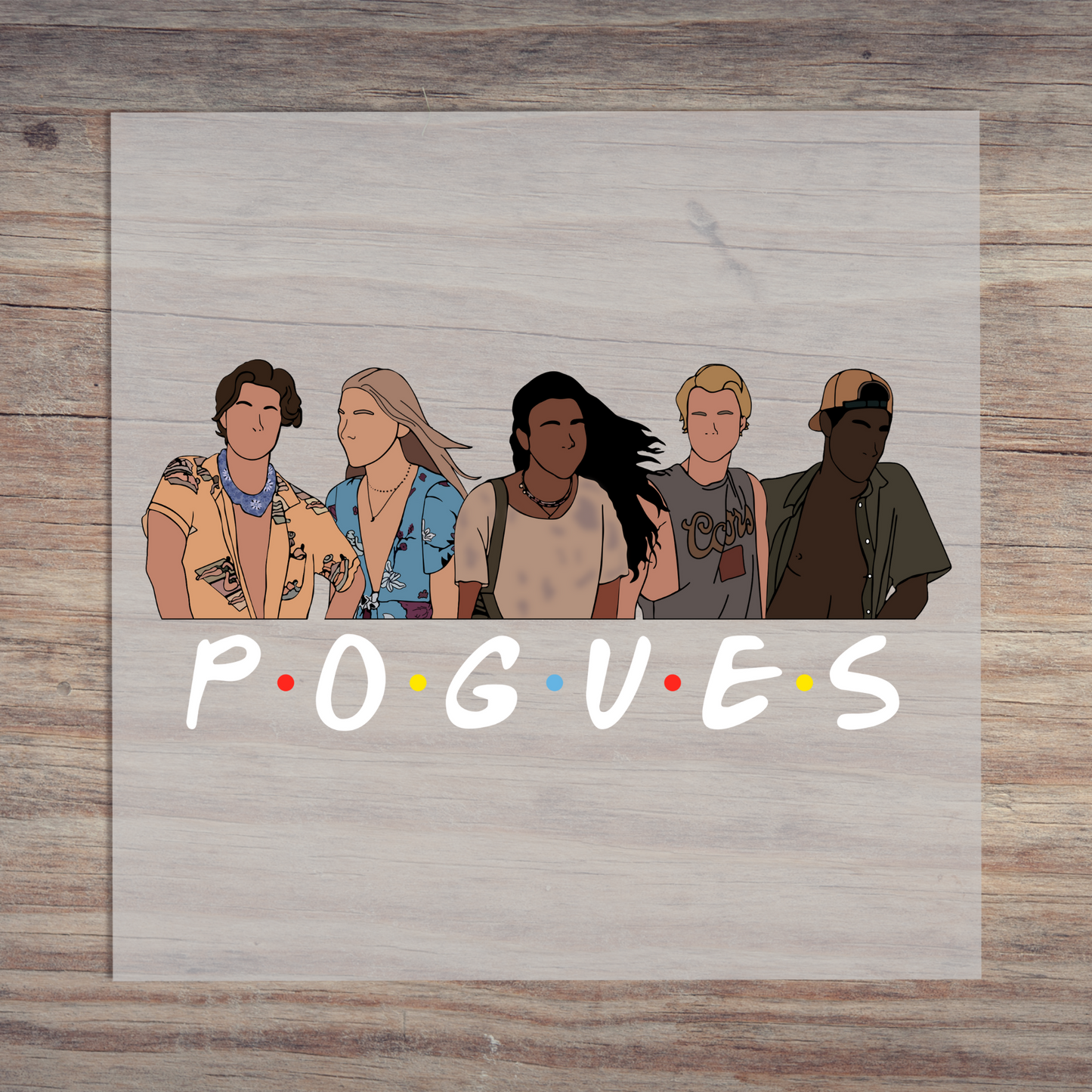 Pogues Friends White