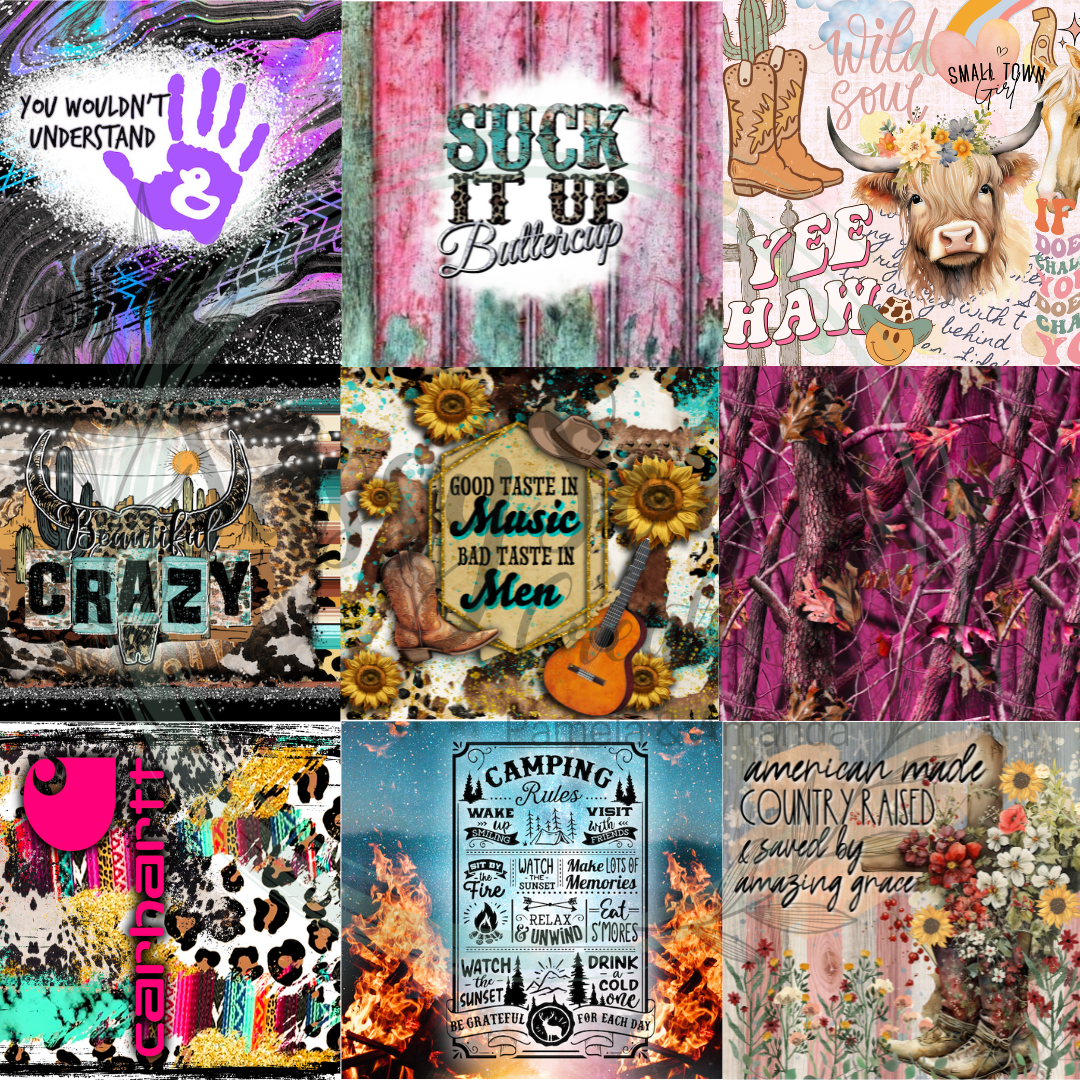Country Sublimation Bundles