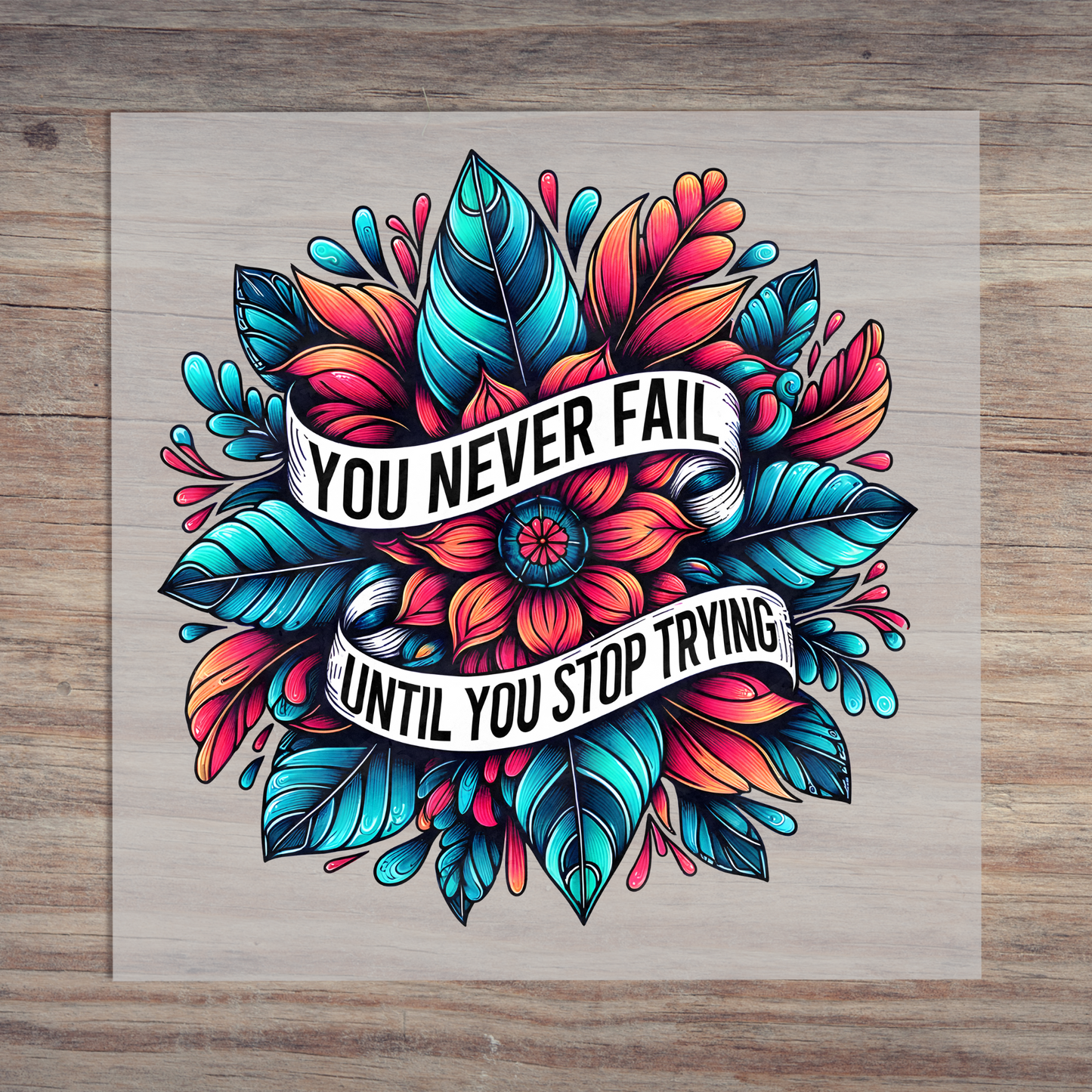 You Never Fail Until You Stop