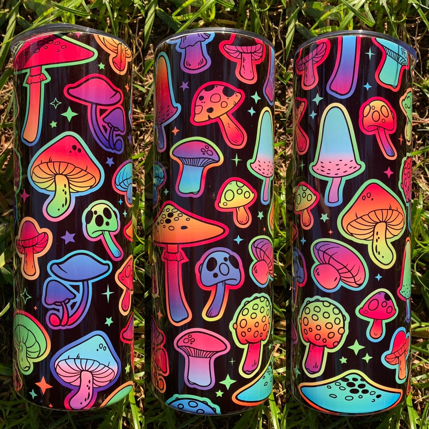 Neon Mushrooms