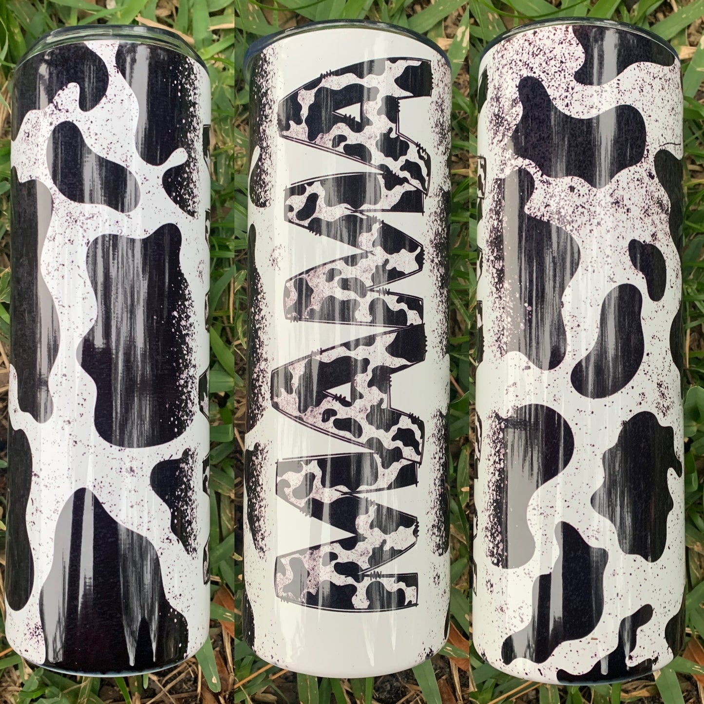 Black and White Cow Print Mama
