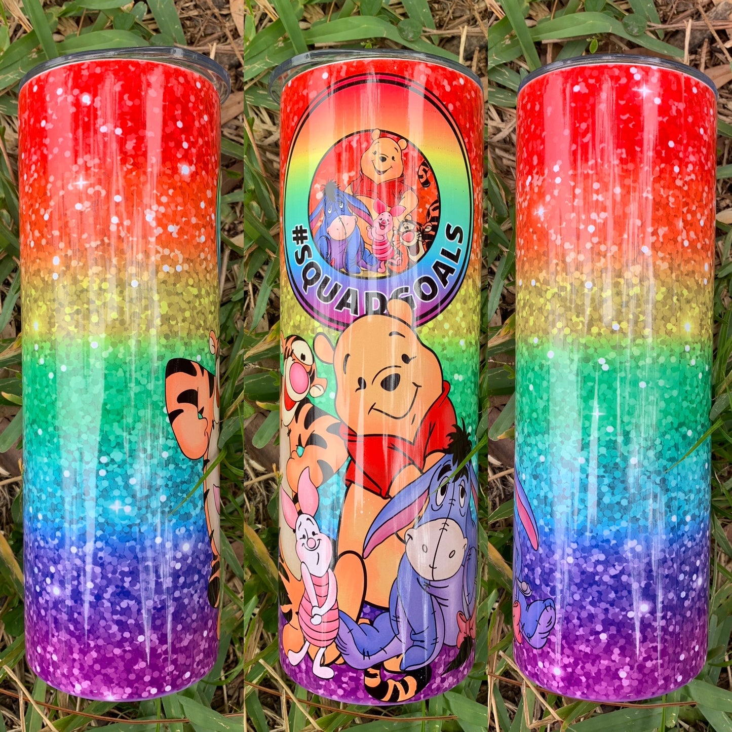 Orange Bear "Squad Goals Glitter"