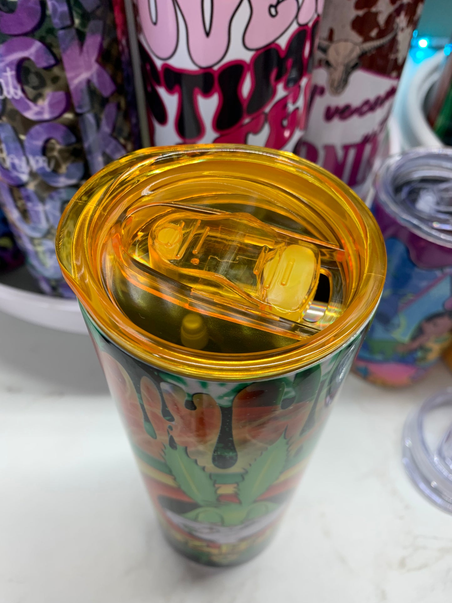 Colored Lid