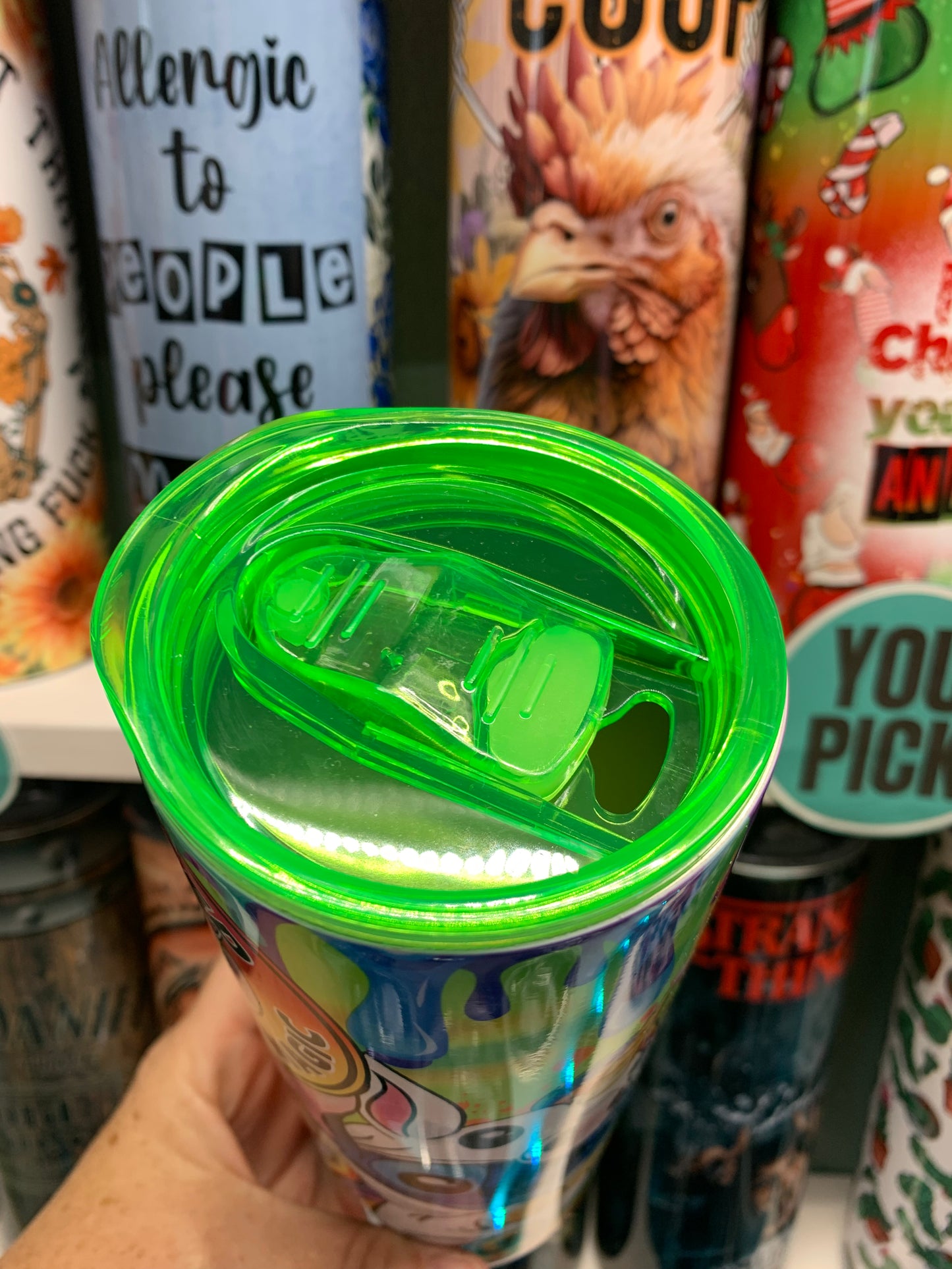Colored Lid