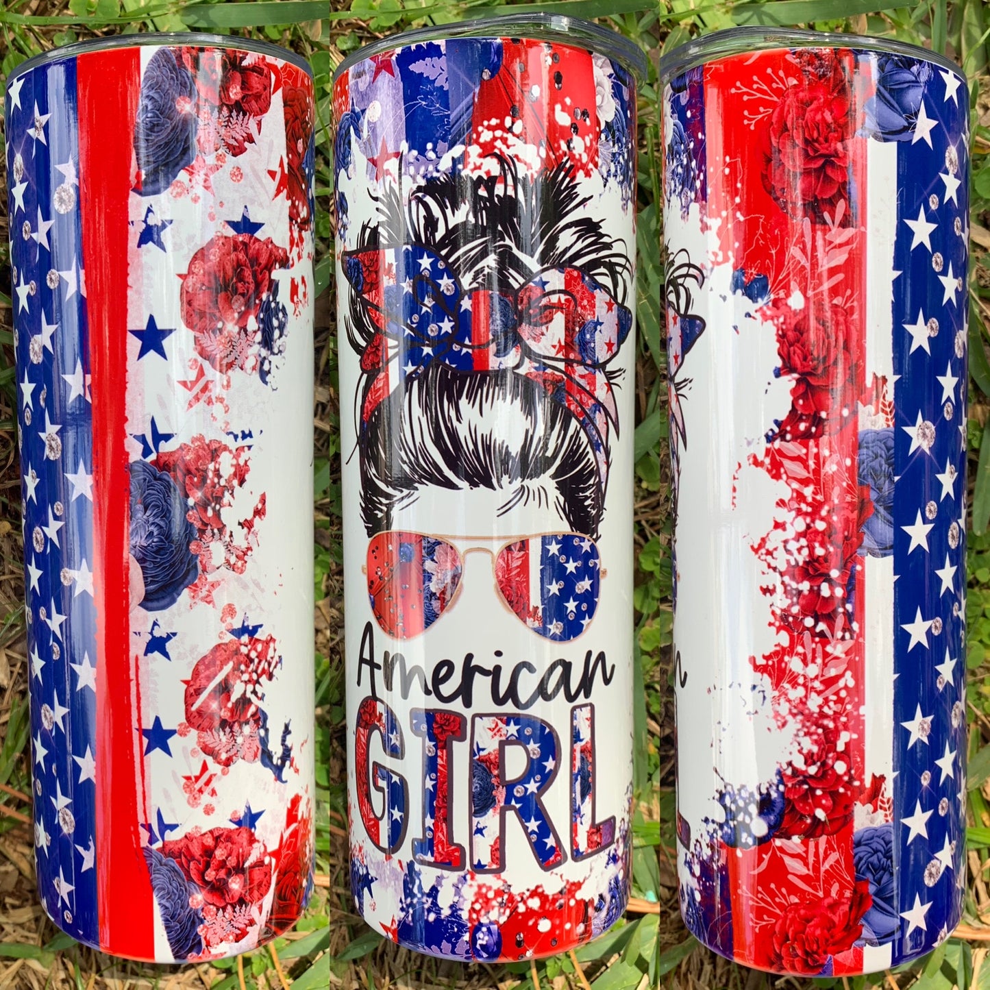 Patriotic American Girl