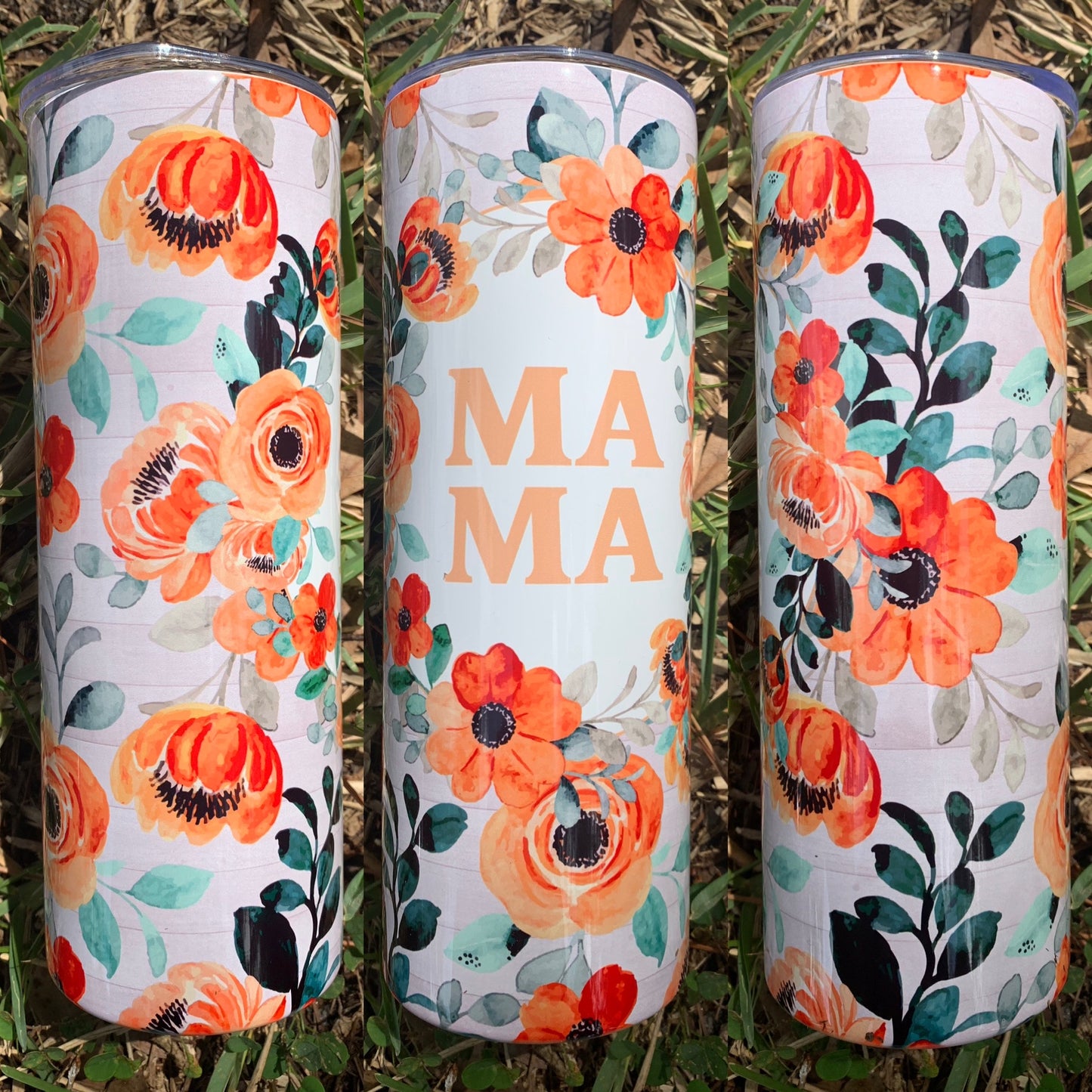 Orange Flowers Mama