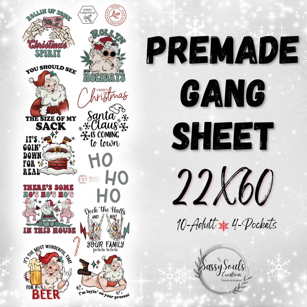 Funny Vintage Santa