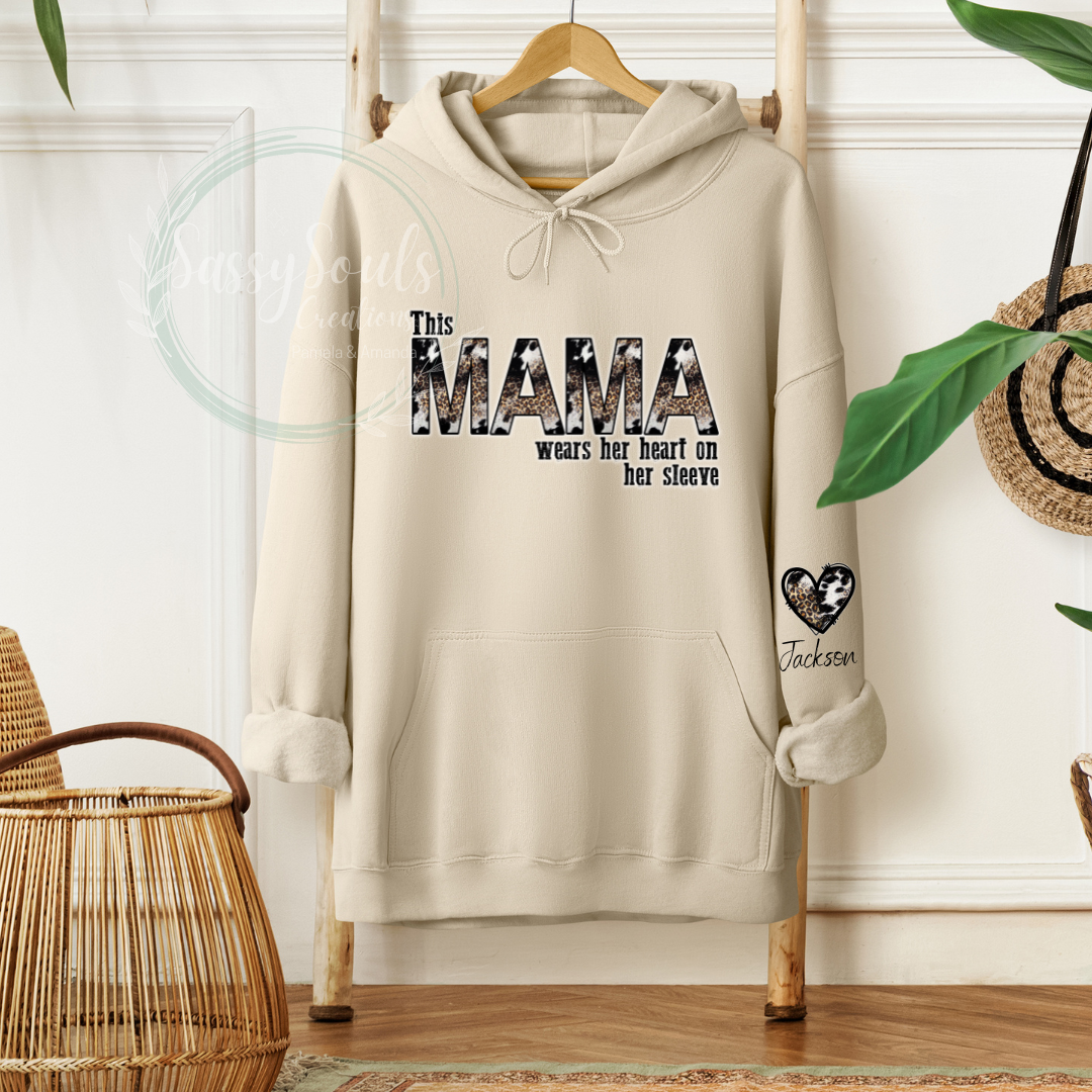 This Mama Wears Her Heart On Her Sleeve