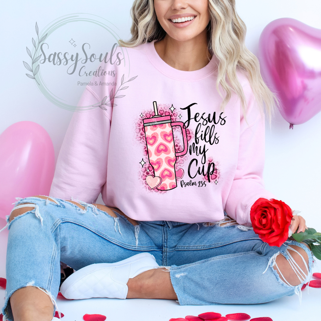 Jesus Fills My Cup Hearts